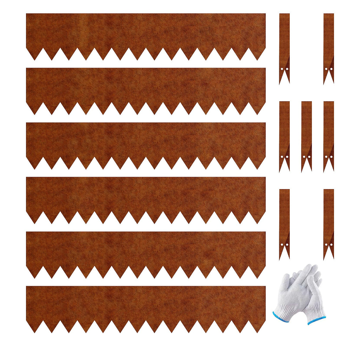 GTSABWAY cor-ten edging panel with rust patina for durable garden borders.