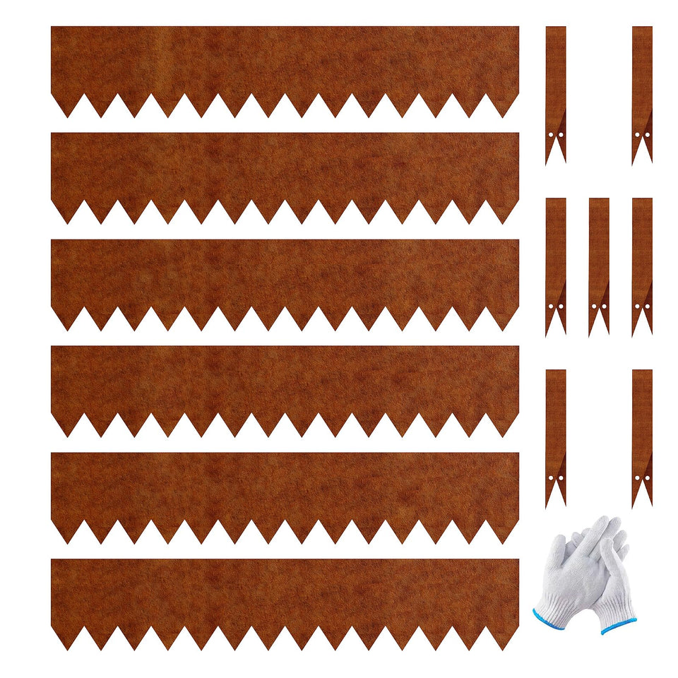 GTSABWAY cor-ten edging panel with rust patina for durable garden borders.