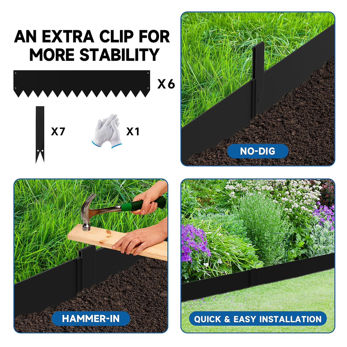 GTSABWAY curved-edge installation for straight or curved borders.