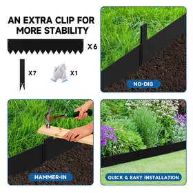 GTSABWAY curved-edge installation for straight or curved borders.