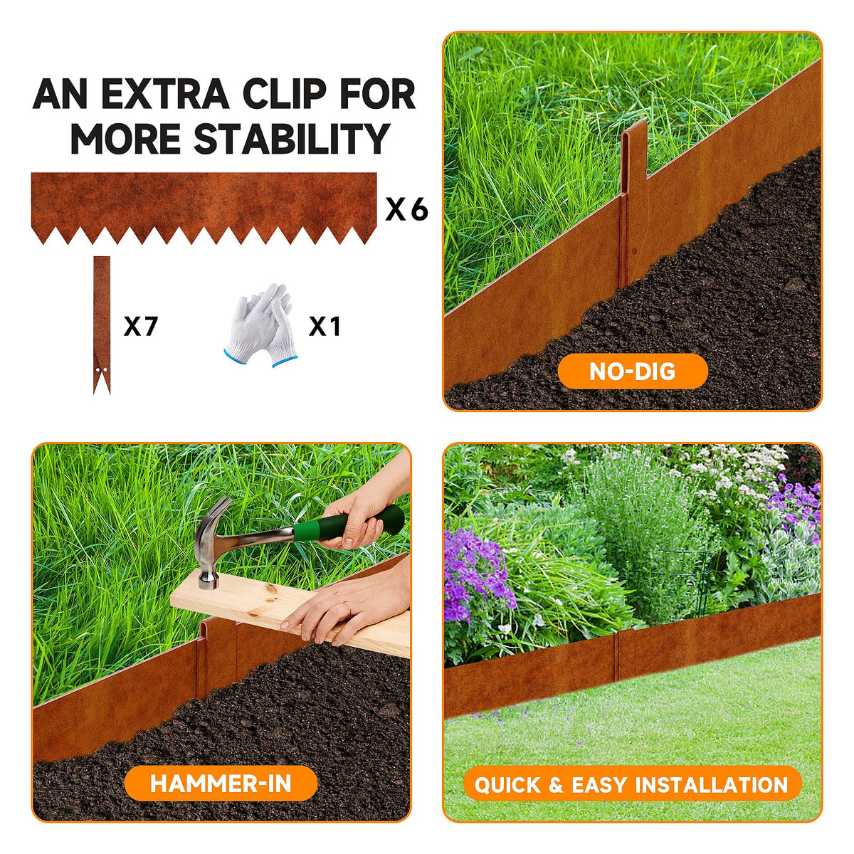 GTSABWAY no-dig hammer-in installation for quick setup.