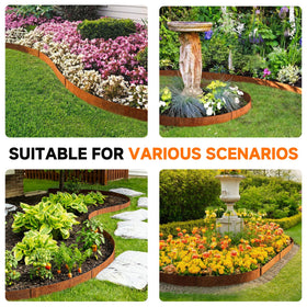 GTSABWAY rust patina enhances curb appeal in outdoor spaces.
