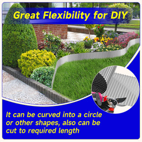 GTSABWAY weed-separation border helps keep beds weed-free.