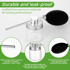 Gtziqa rubber bulb provides comfortable grip during spraying tasks.