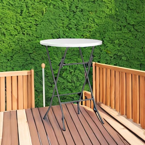 Guagua round folding table simplifies storage and transport for busy setups.