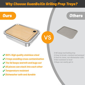 GuanBoXin serving platter facilitates easy plating and presentation.