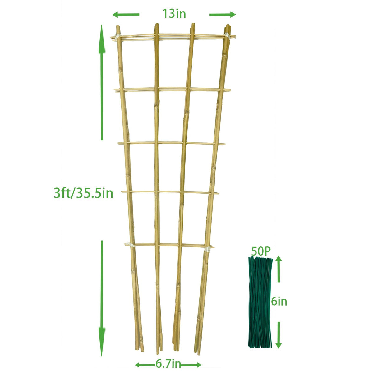 Guangye ladder-style trellis guides vines upward
