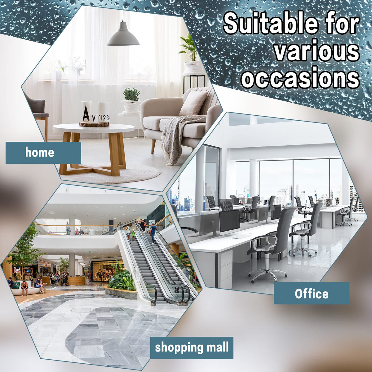 Gueevin 500pcs umbrella sleeves bulk great for offices and events