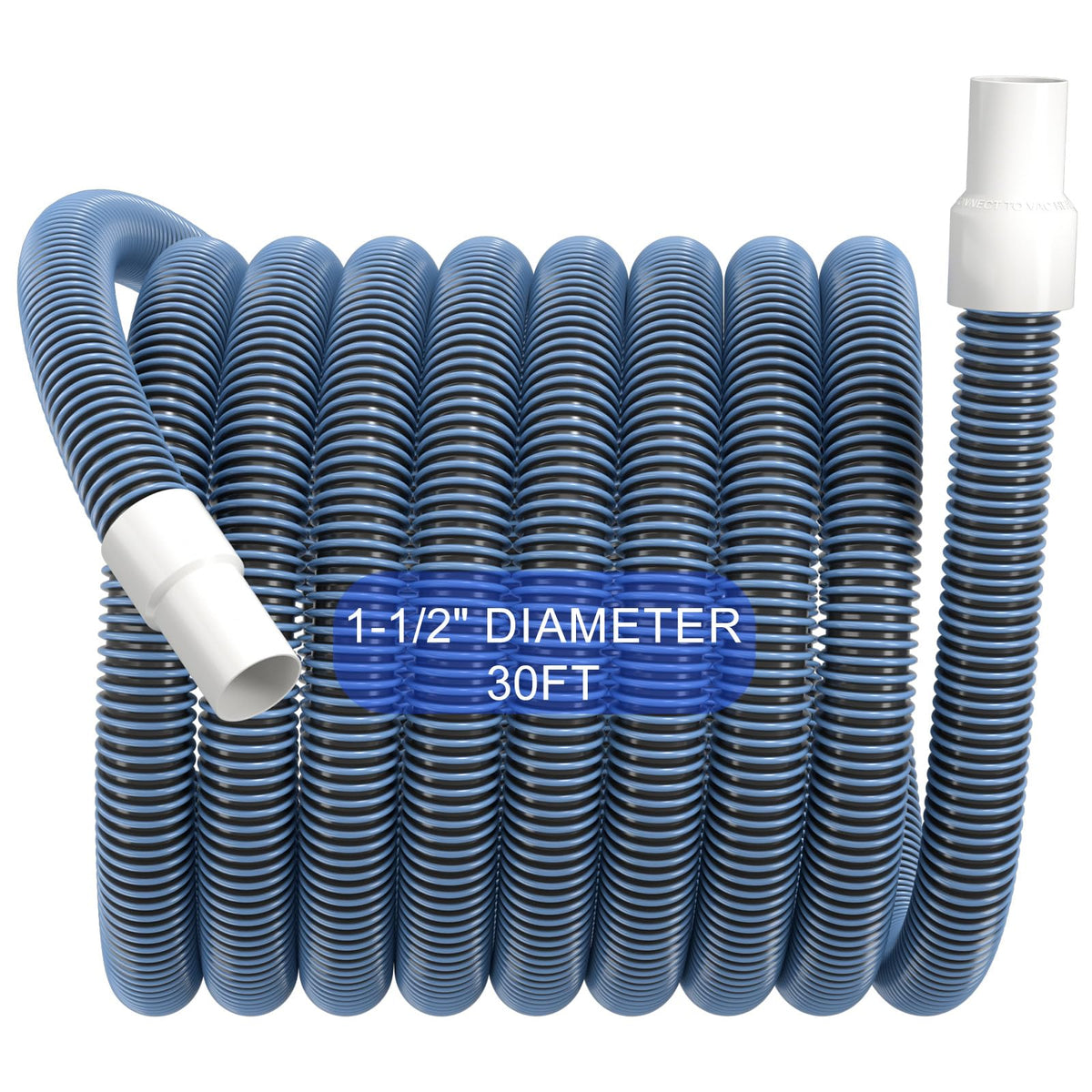 GUEQUITLEX pool hose ideal for vacuuming dirt and debris.
