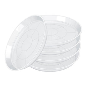 GUGEMEI plant saucer with 4-inch top diameter for neat drip control
