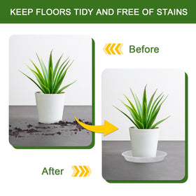 GUGEMEI plant saucer durable PP plastic resists sun and frost