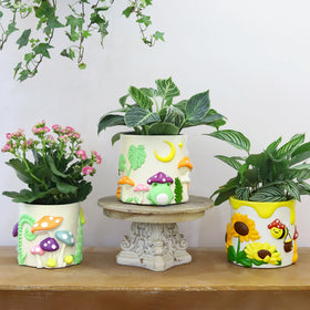 GUGUGO indoor desk decor planter enhances aesthetic appeal in home or office