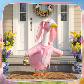 Guiqulai Easter Goose Outfit pink design offers bright, family-friendly color pop.