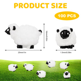 Guiqulai resin sheep figurine for durable indoor and outdoor decorative scenes.