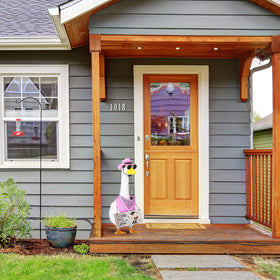 Guiqulai porch goose costume set boosts outdoor decor