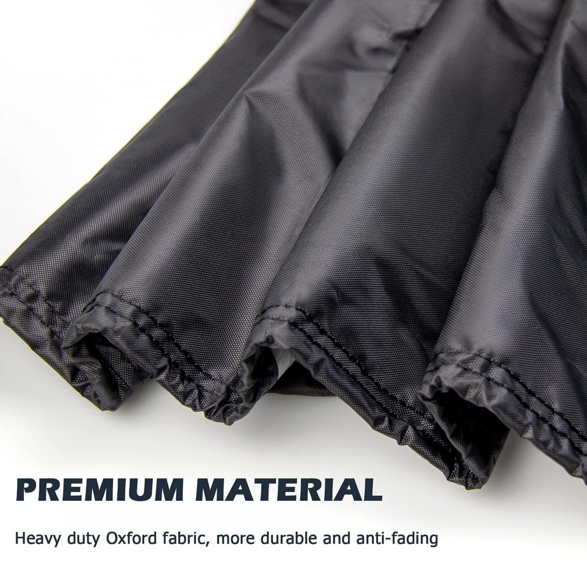 Close-up of Guisong cover fabric showing durable oxford material