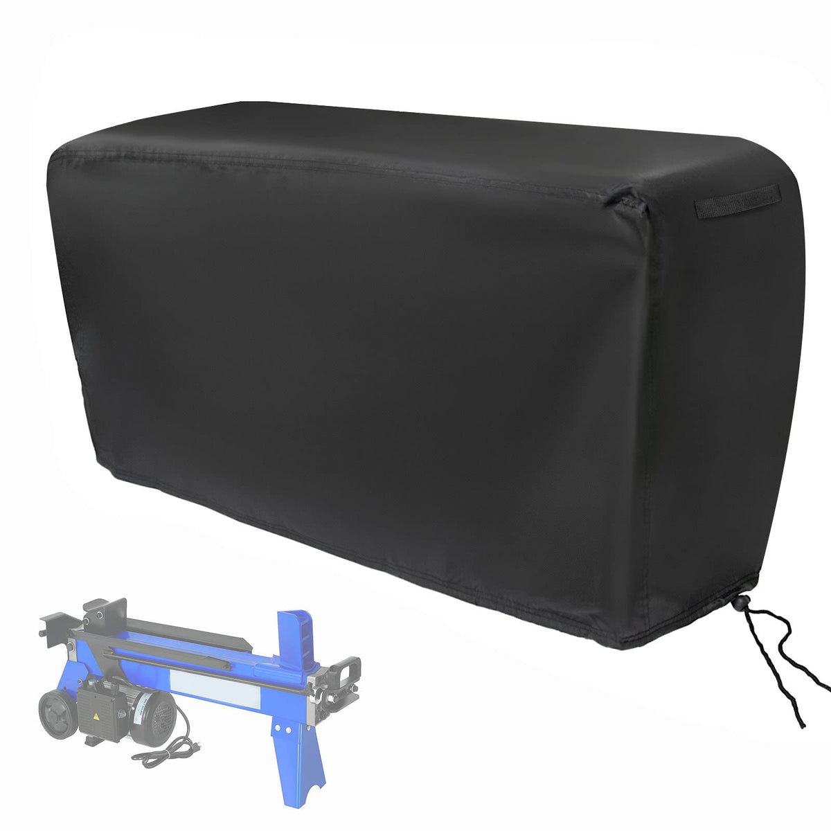 Guisong electric log splitter cover on machine outer shield protects from rain
