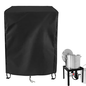 Guisong turkey fryer cover in waterproof fabric protecting outdoor fryer from rain