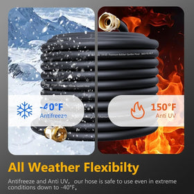 Guitrees supports hot and cold water use for versatile outdoor chores.