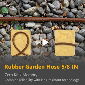 Guitrees kink-resistant hose reduces tangling during outdoor chores.
