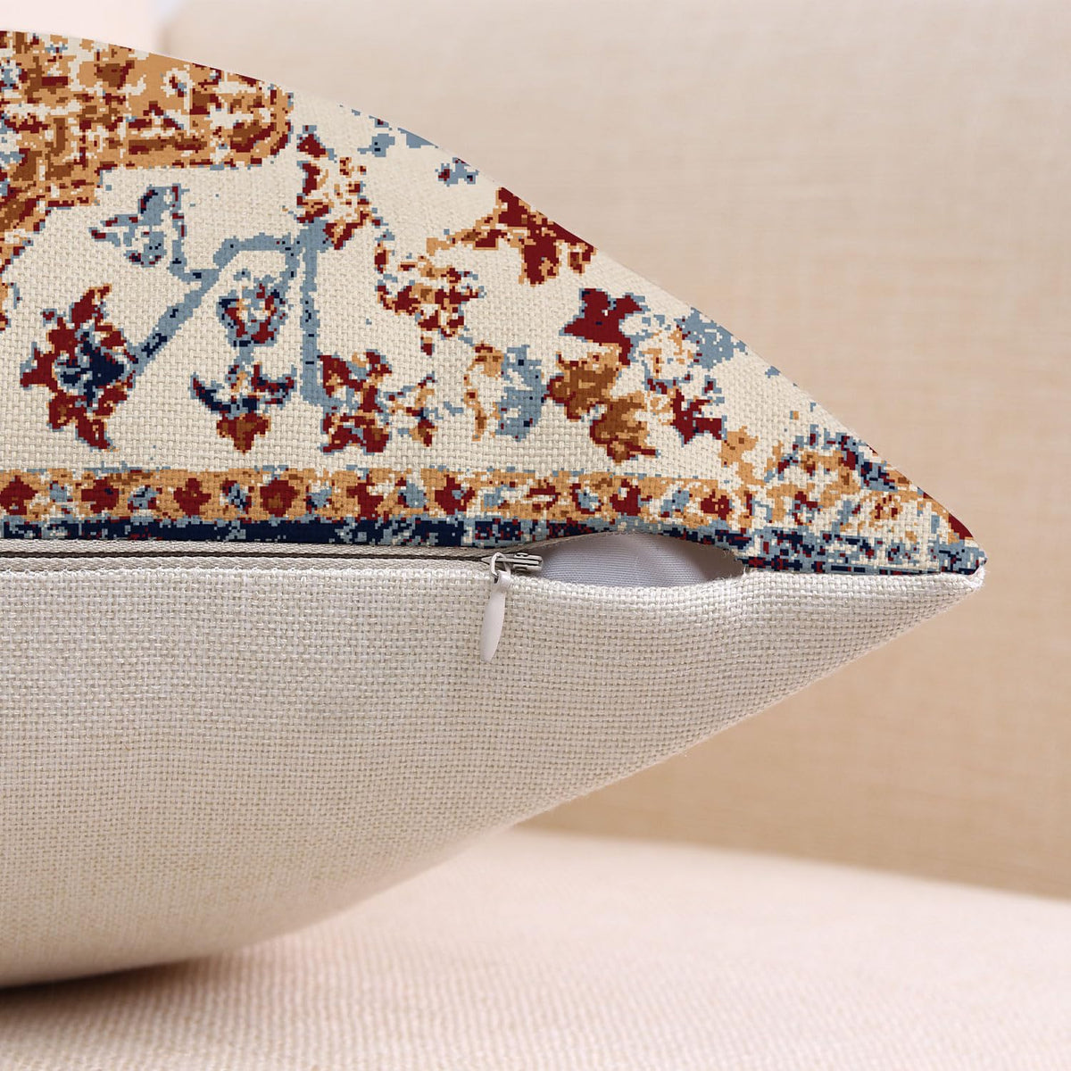 Gujiahone pillow cover shows stain-resistant coating and durable construction for easy maintenance.