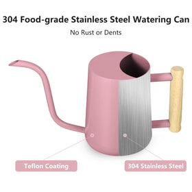 GUKJOB decorative pink watering can complements modern home decor.