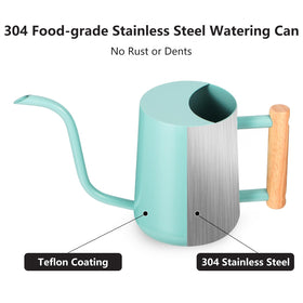 GUKJOB green modern decorative watering can fits stylish decor.