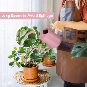 GUKJOB stainless steel indoor watering can is leakproof and durable.