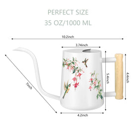 GUKJOB 35oz capacity is lightweight and easy to lift.