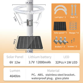 GULADUS flagpole light IP65 weatherproof for outdoors.