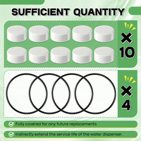 Gulfmew caps fit Miller PPF3/PPF5/PPF7 waterers for easy maintenance.