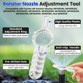 Gulfmew durable metal construction resists rust in outdoor irrigation tasks.