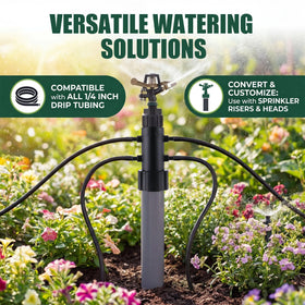 Gulfmew durable plastic construction for long-lasting irrigation