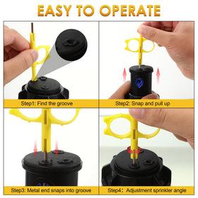 Compatible with Hunter sprinkler heads for streamlined maintenance.