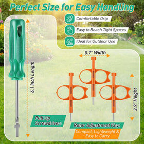 Gulfmew three rotor keys for quick adjustments and reliable maintenance