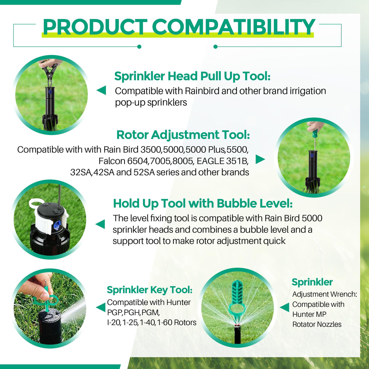 Gulfmew rotor nozzle adjustment tool for precise spray control