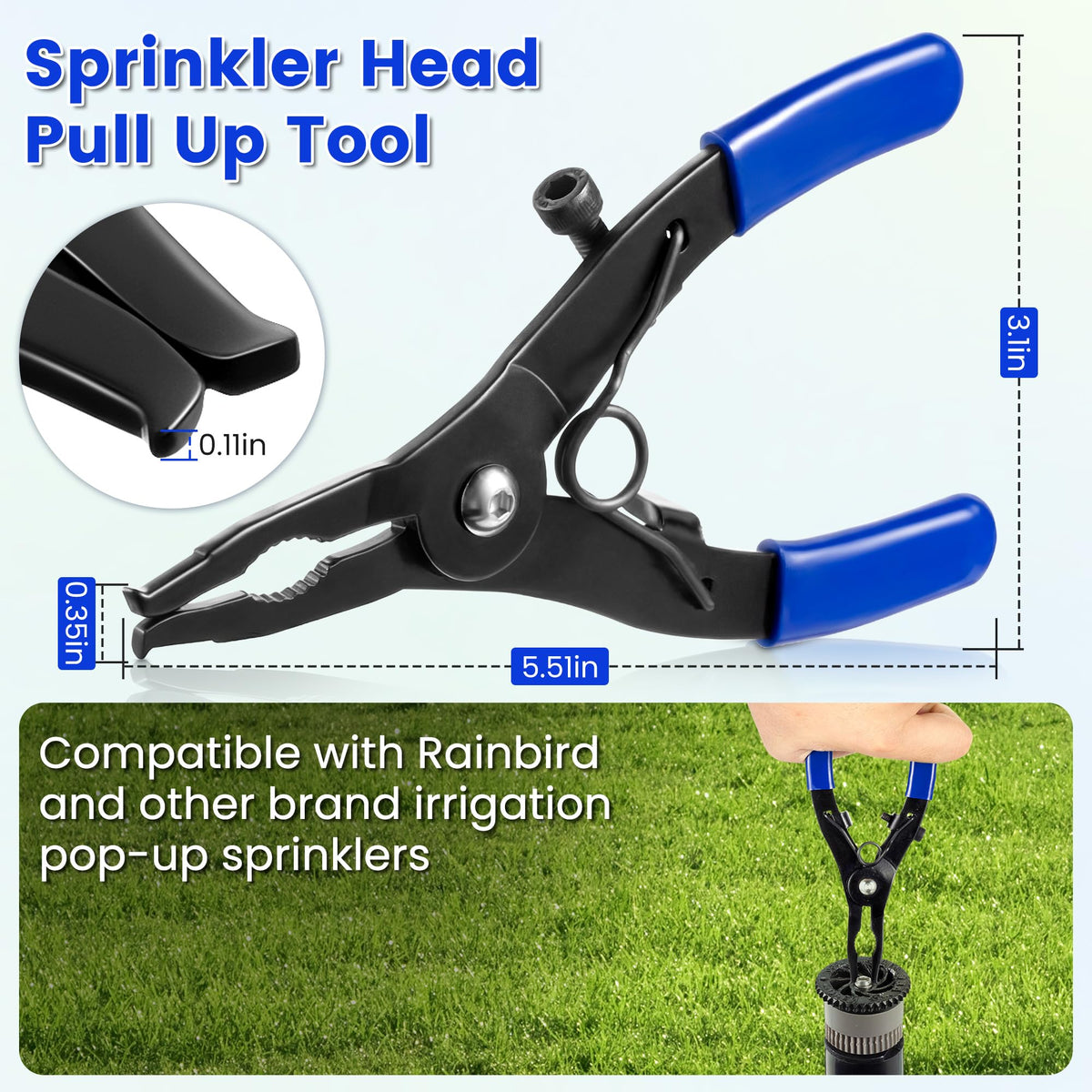 Gulfmew spray head pull-up tool rust-resistant metal for outdoor use