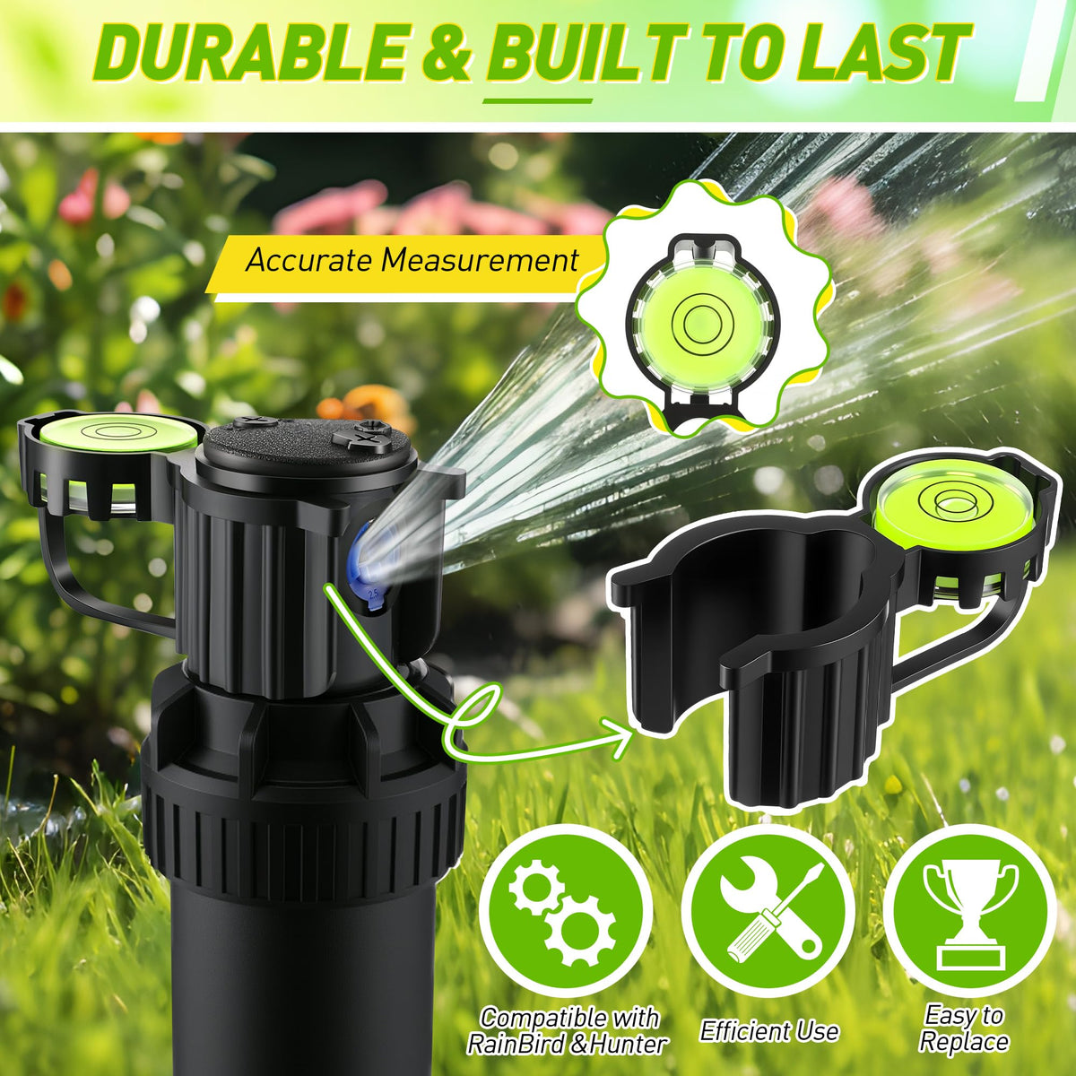 Gulfmew spray head pull up tool provides quick access to nozzles and filters.