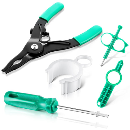 Gulfmew pull-up tool for easy sprinkler head maintenance and nozzle exposure