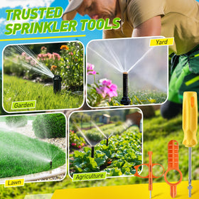 Gulfmew compact design facilitating portable irrigation maintenance