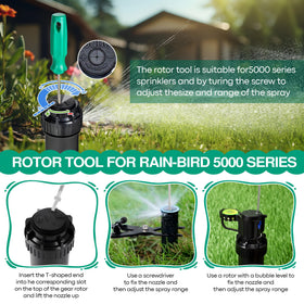 Gulfmew complete sprinkler tool set simplifies lawn irrigation maintenance