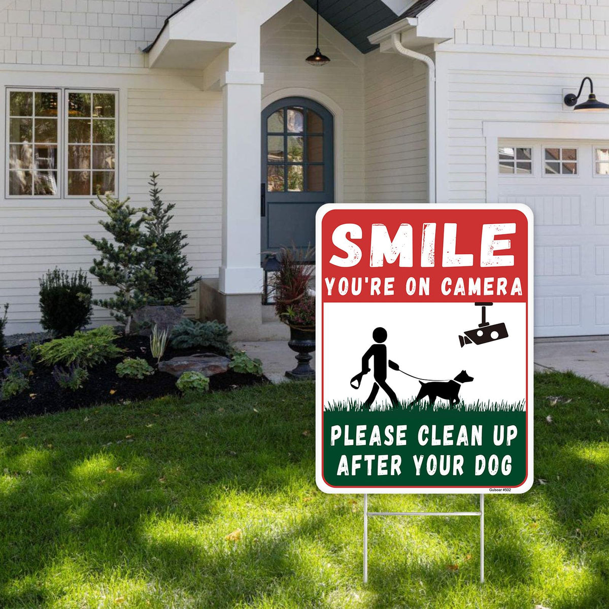 Gulsoar outdoor yard sign display for neat spaces and clear messaging