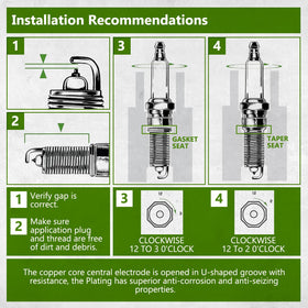 GULUANT Briggs Stratton lawn mower spark plug ready for quick maintenance