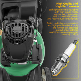 GULUANT spark plug ceramic insulator detail for durability