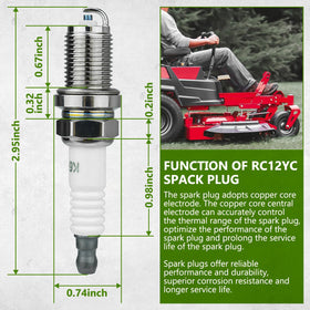 GULUANT spark plug close-up highlights electrode design for efficient ignition