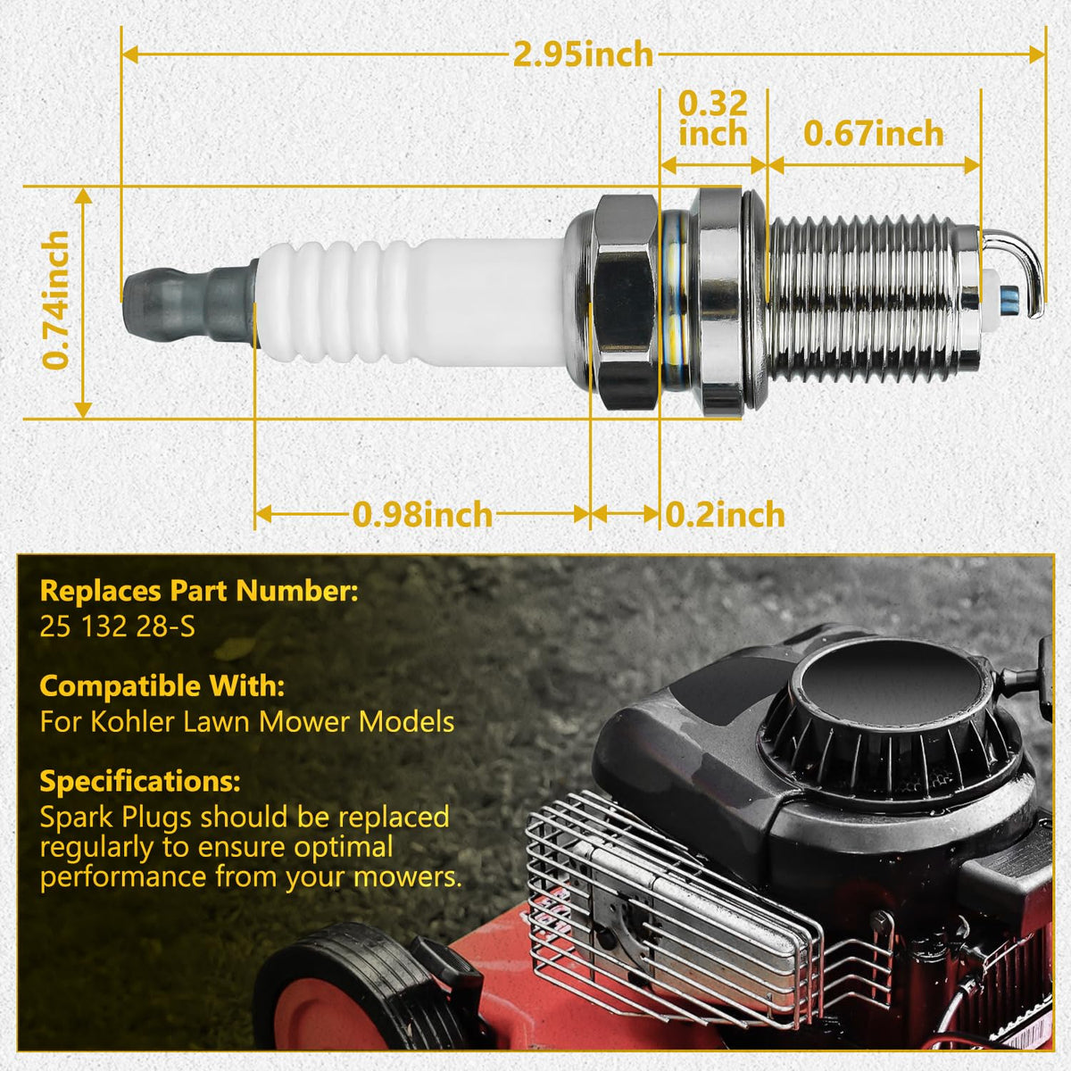 GULUANT spark plug packaging ready for installation