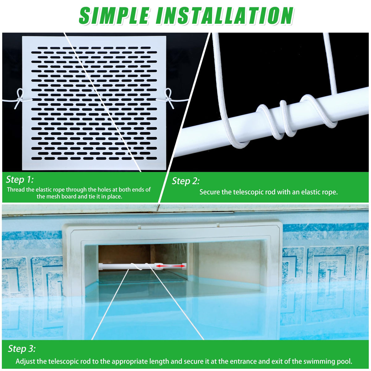 Guotwozi kit reduces clogs and simplifies pool maintenance
