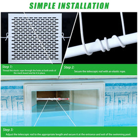 Guotwozi kit reduces clogs and simplifies pool maintenance