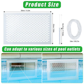 Guotwozi guard works for above-ground or in-ground pools with ease
