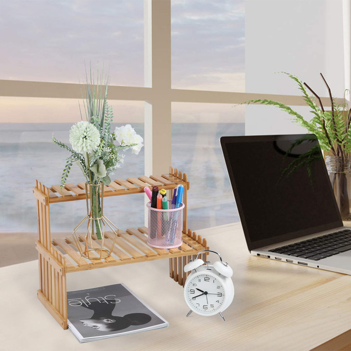 GURECOD adjustable installation allows versatile setup for office, kitchen, or balcony.